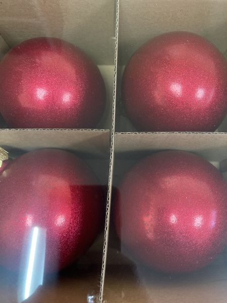 Шар елочный стекл. 8 см, [209]